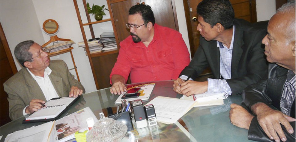 Reunión del Tesorero con David Velázquez Coordinador del Consejo Bolivariano de Alcaldes