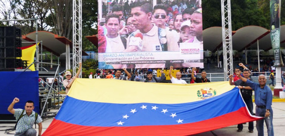 El pueblo patriota manifestó su rechazo a los ataques injerencistas de Estados Unidos