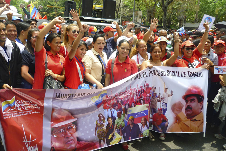 Pueblo revolucionario se movilizó por la soberanía nacional