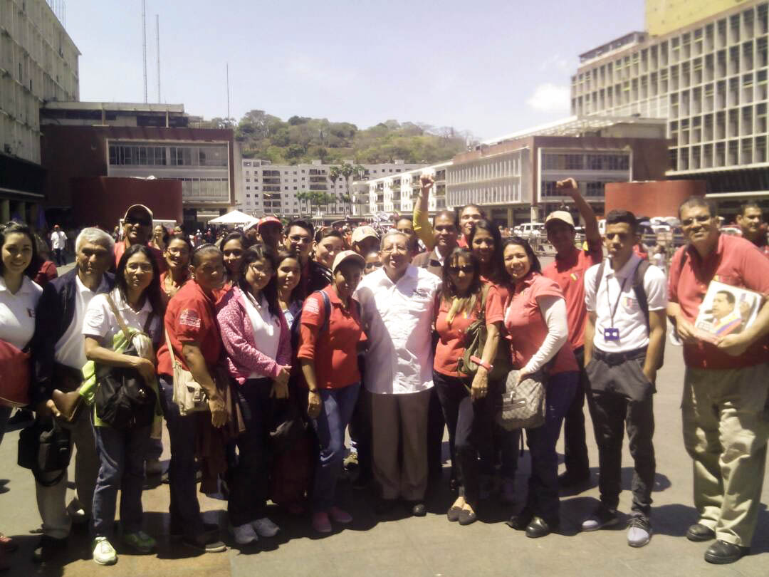 La Tesorería de Seguridad Social presente en la movilización de este 27- F en apoyo al Presidente Nicolás Maduro